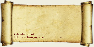 Danijela Bunjevac vizit kartica